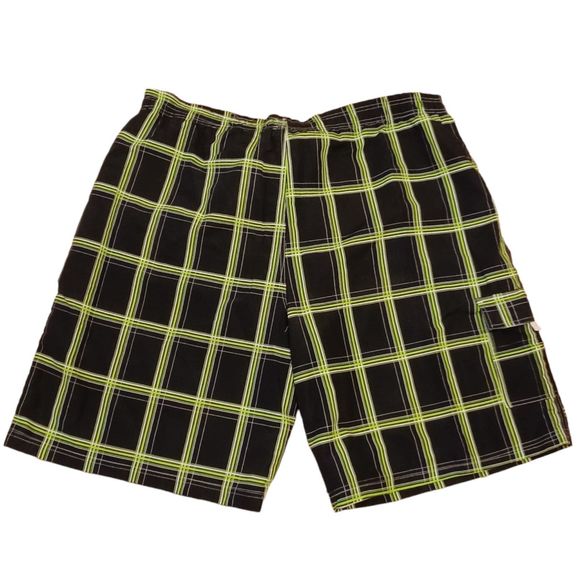 NBN Gear Checkered Swim Trunks Men's Size 5X - Picture 4 of 7